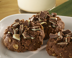 Andes Crème de Menthe No Bake Cookies