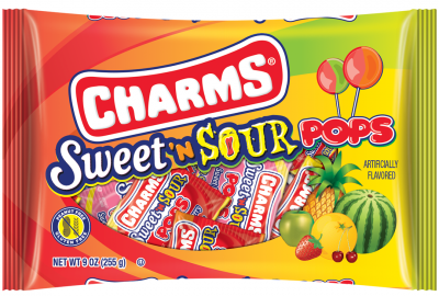 Charms sweet and sour pops